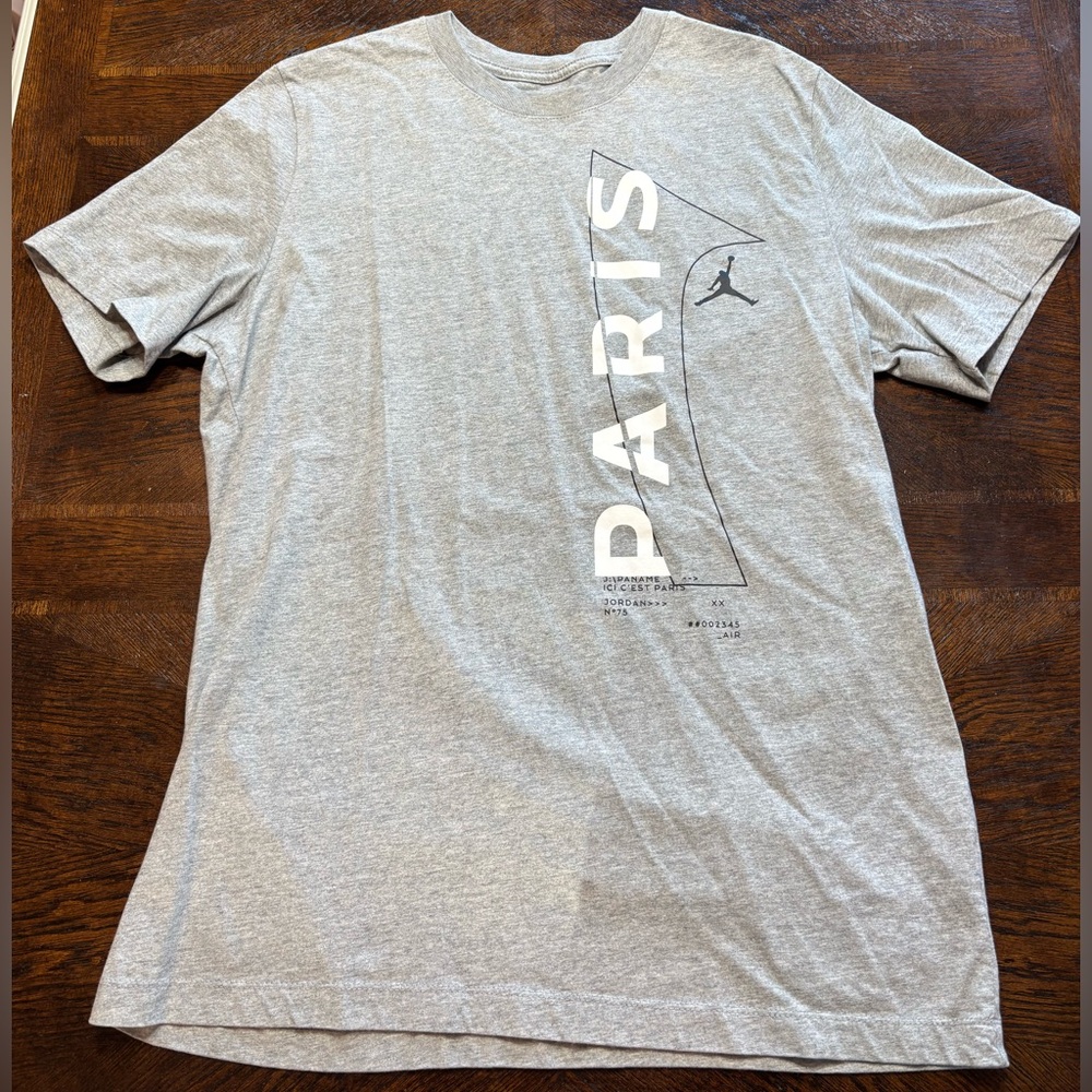Jordan Light Gray Graphic Tee